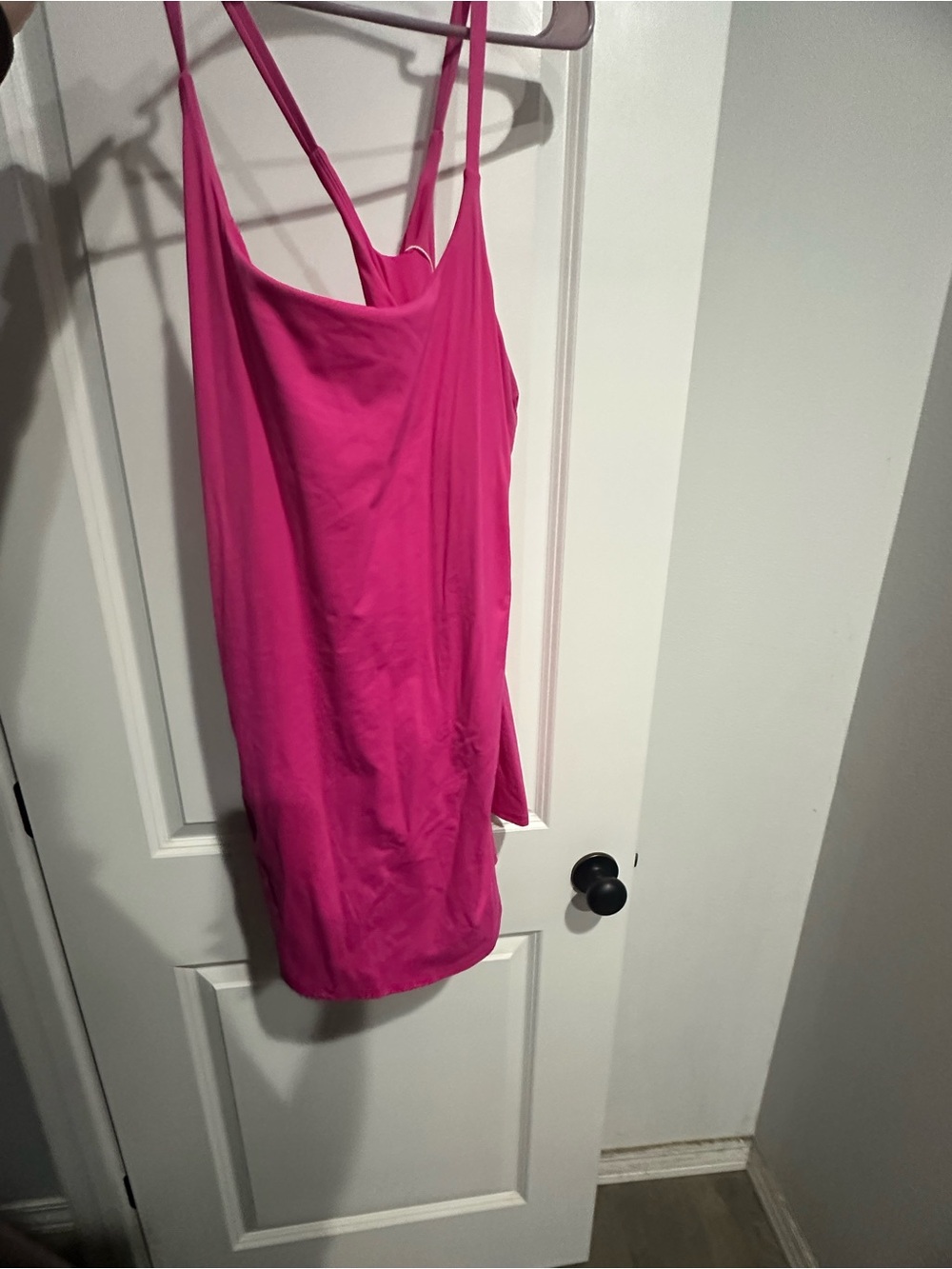 HALARA Hot Pink Backless Athletic Dress